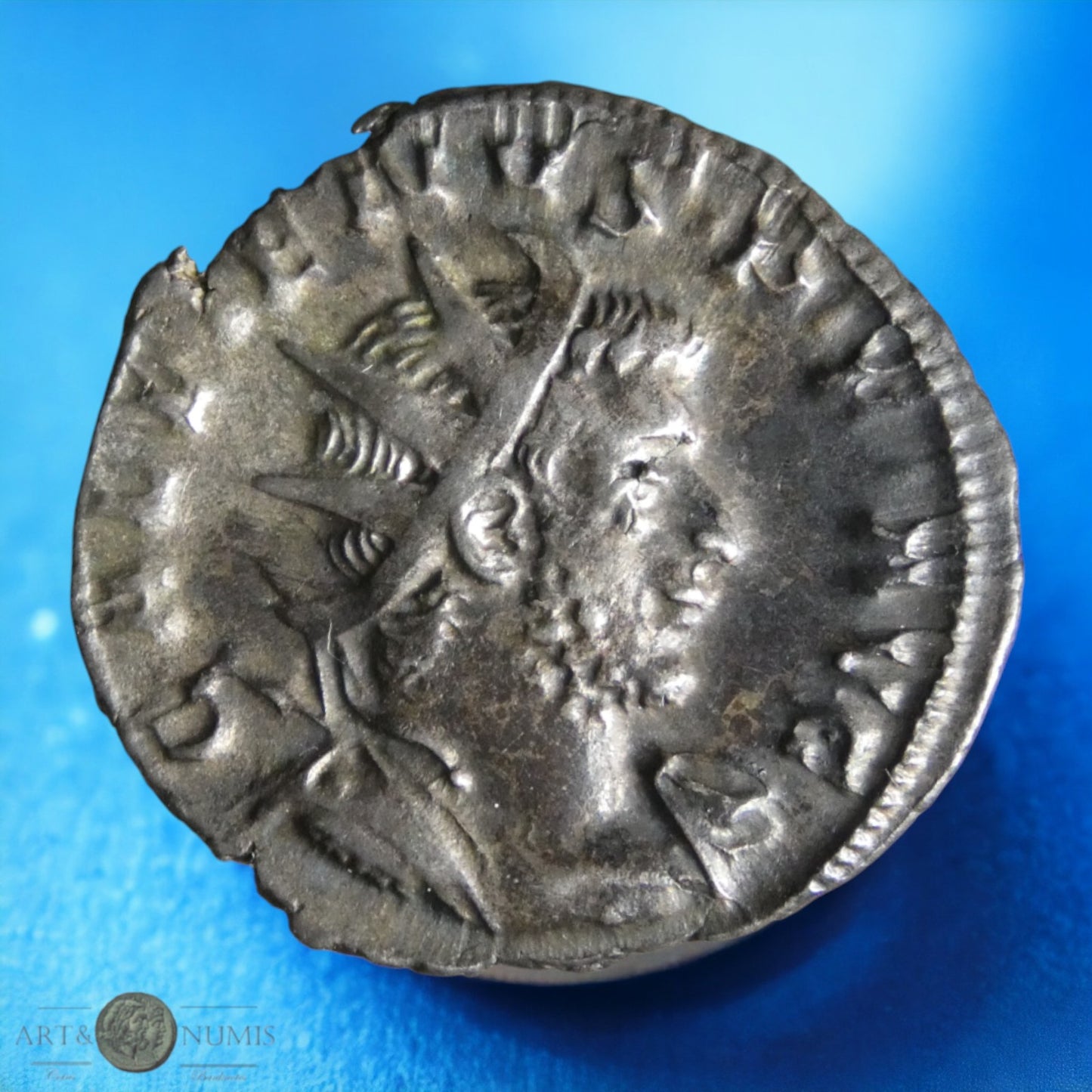 GALLIEN - Antoninien VICT GERMANICA, Trèves, RIC.49