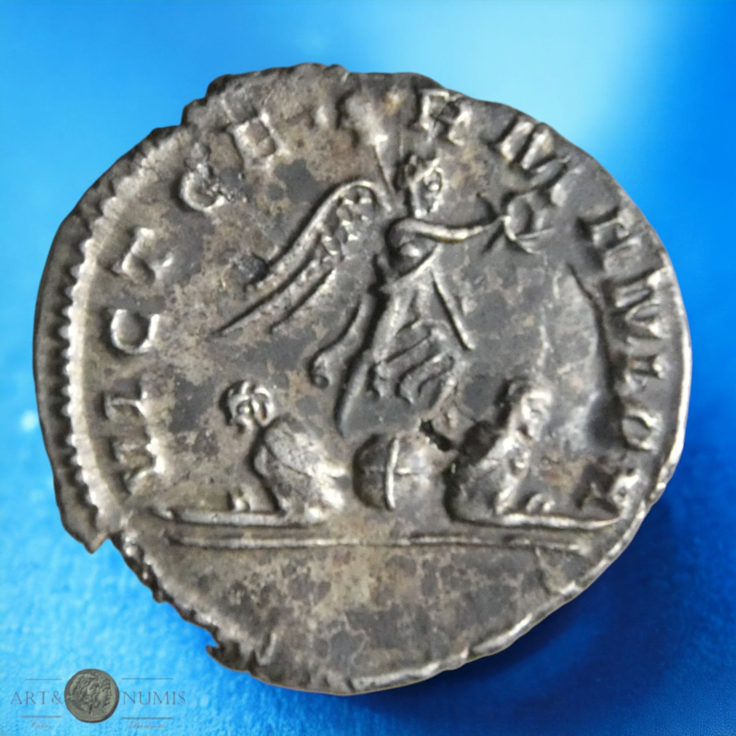 GALLIEN - Antoninien VICT GERMANICA, Trèves, RIC.49