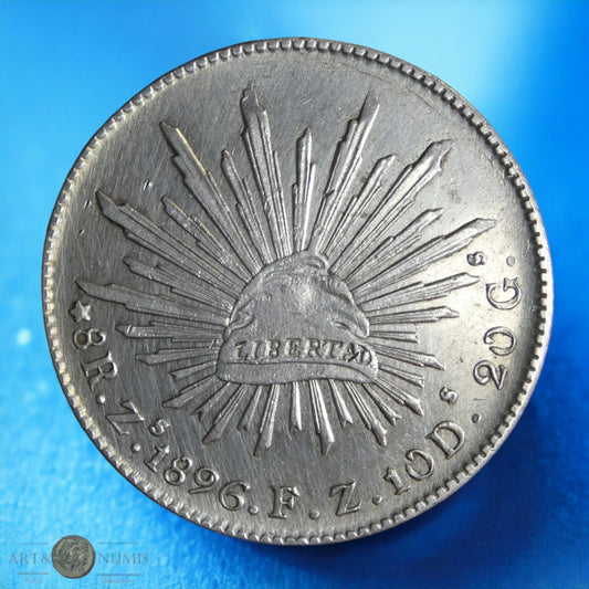 MEXIQUE - 8 Reales 1896 Zacatecas KM.377.10