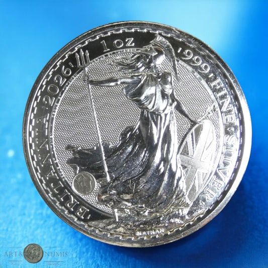 GRANDE BRETAGNE - 2 Pounds Britannia 2026 1 Once argent
