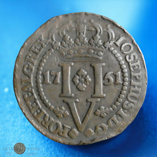 MADERE - 5 Réis 1751 Joseph Ier KM.1