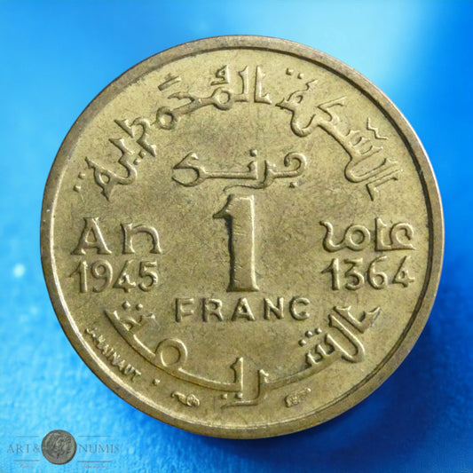 MAROC - 1 Franc 1945 KM.41