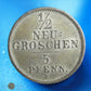 ALLEMAGNE - SAXE - 1/2 Neugroschen 1849 AKS.108