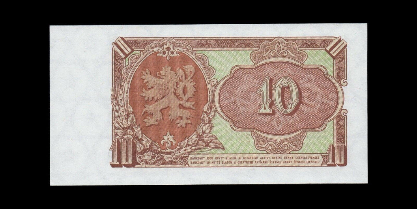 TCHÉCOSLOVAQUIE - CZECHOSLOVAKIA - 10 Korun 1953 P.83a pr.NEUF / UNC-