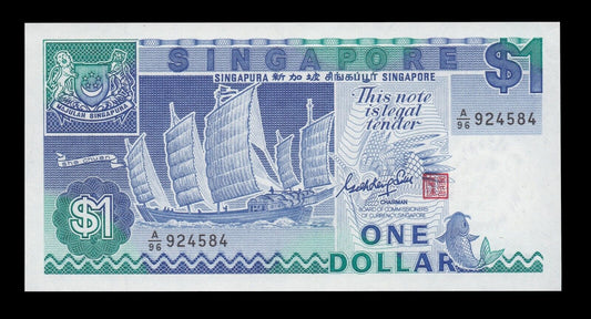 SINGAPOUR - 1 Dollar (1987) P.18a pr.NEUF