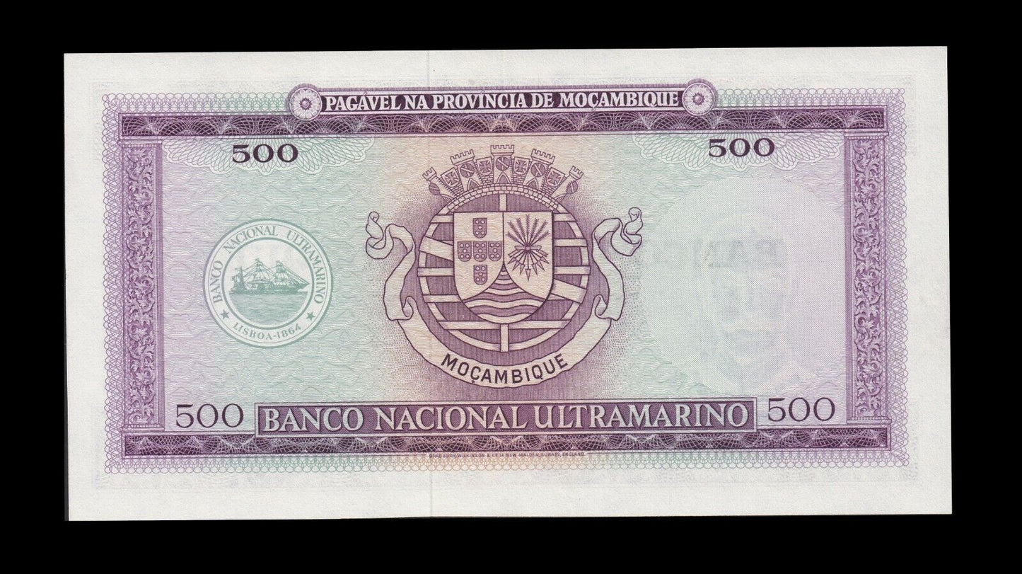 MOZAMBIQUE - 500 Escudos 1976 P.118a pr.NEUF / UNC-