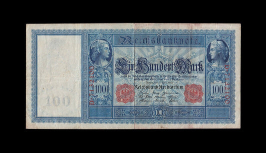 ALLEMAGNE - 100 Mark 1910 P.42 TTB