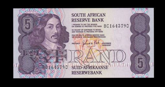 AFRIQUE DU SUD - 5 Rand (1978-1994) P.119d NEUF