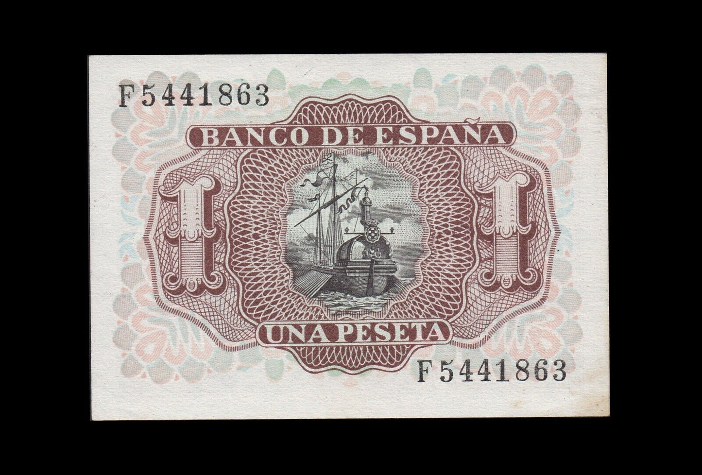 ESPAGNE - 1 Peseta 1953 P.144a SPL