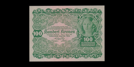 AUTRICHE - 100 Kronen 1922 P.77 SPL+ / UNC-