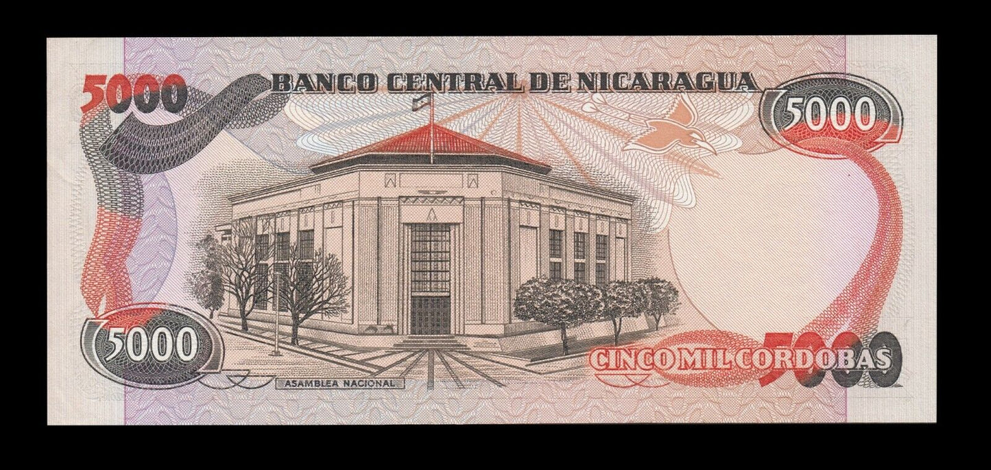 NICARAGUA - 5000 Cordobas 1985 P.146 pr.NEUF