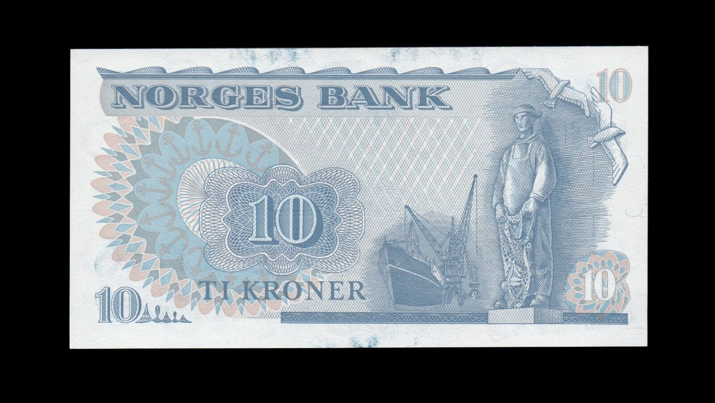 NORVÈGE - 10 Kroner 1979 P.36c pr.NEUF / UNC-