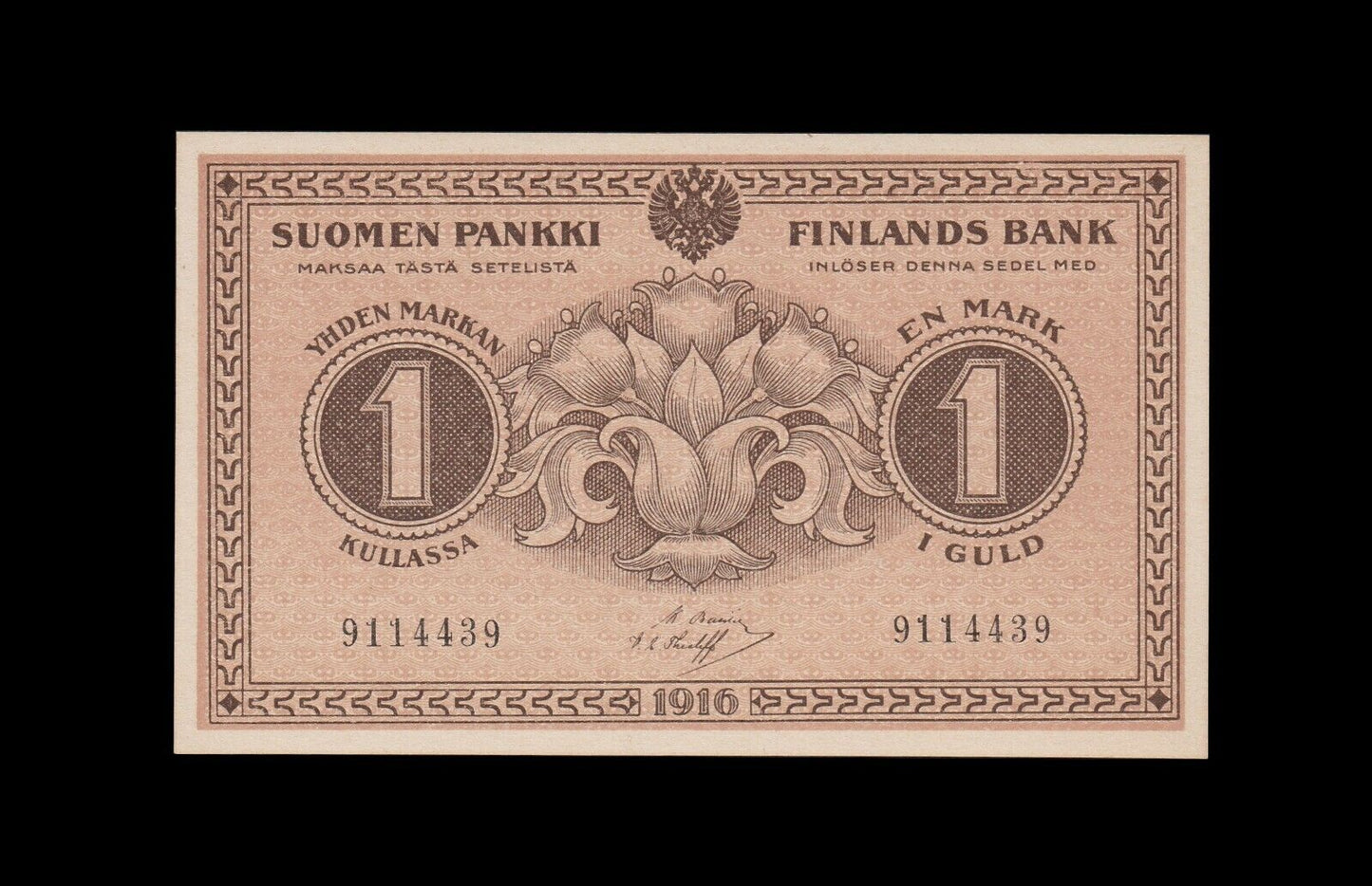 FINLANDE - 1 Markka (1916) P.19 NEUF / UNC