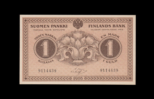 FINLANDE - 1 Markka (1916) P.19 NEUF / UNC