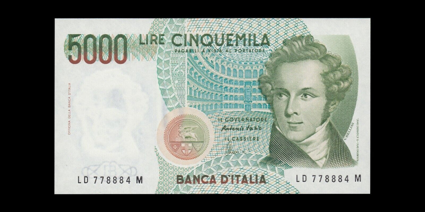 ITALIE - 5000 Lire 1985 P.111c NEUF / UNC