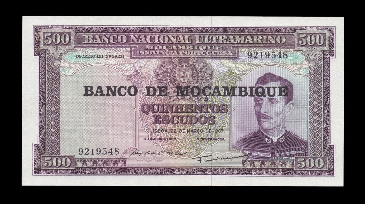 MOZAMBIQUE - 500 Escudos 1976 P.118a pr.NEUF / UNC-