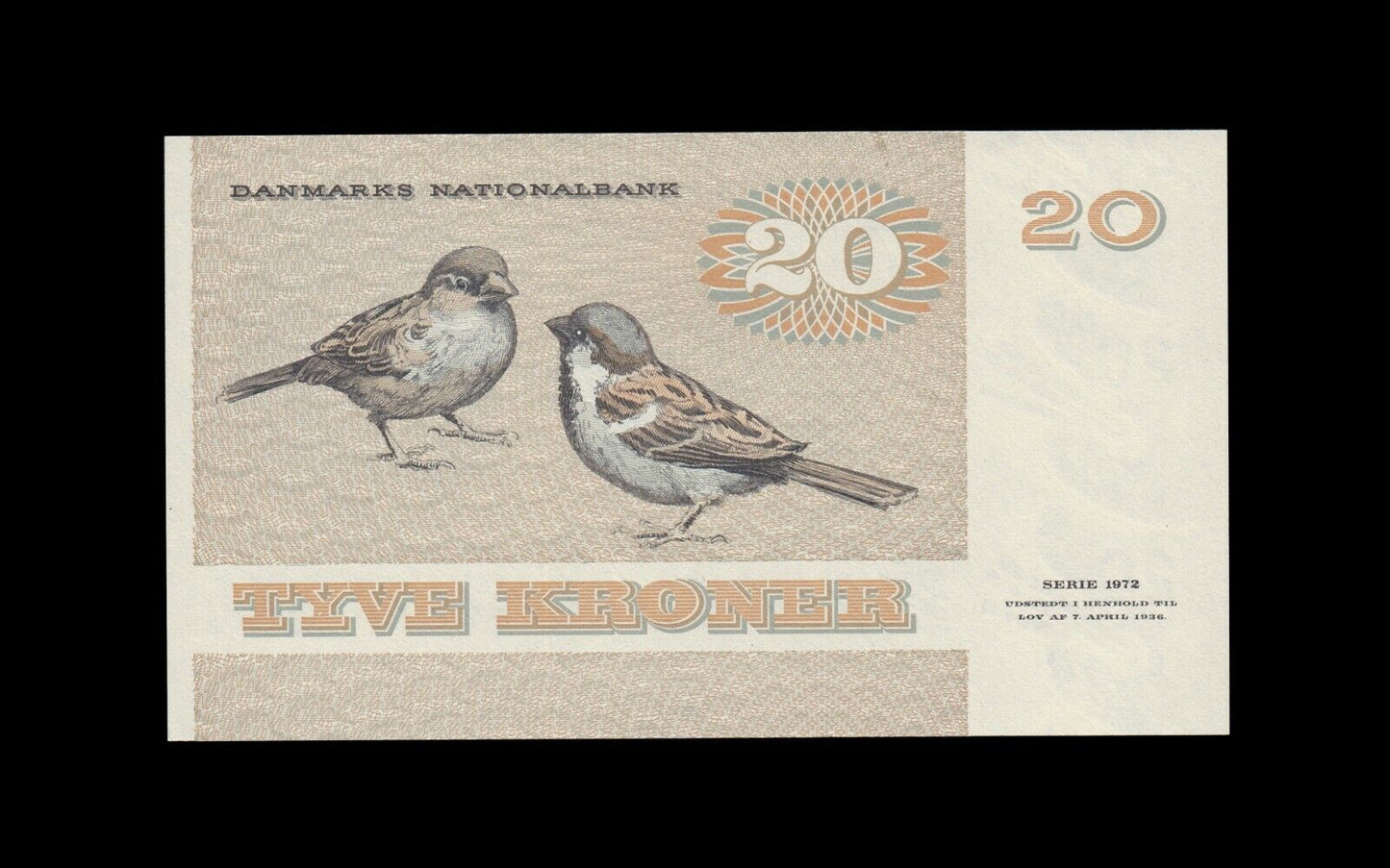 DANEMARK - 20 Kroner 1984 P.49e NEUF