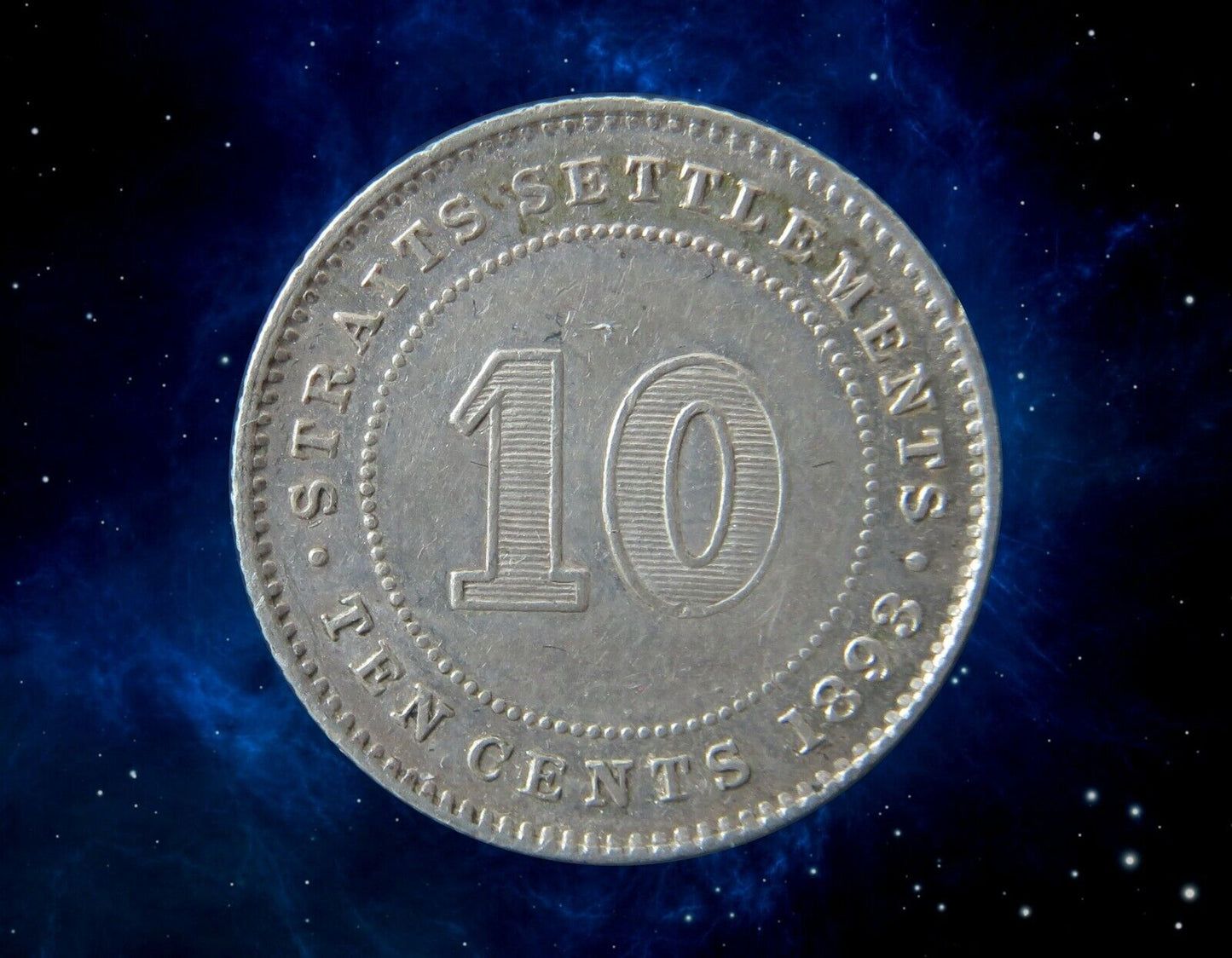 MALAISIE - STRAITS SETTLEMENTS - 10 Cents 1893 KM.11