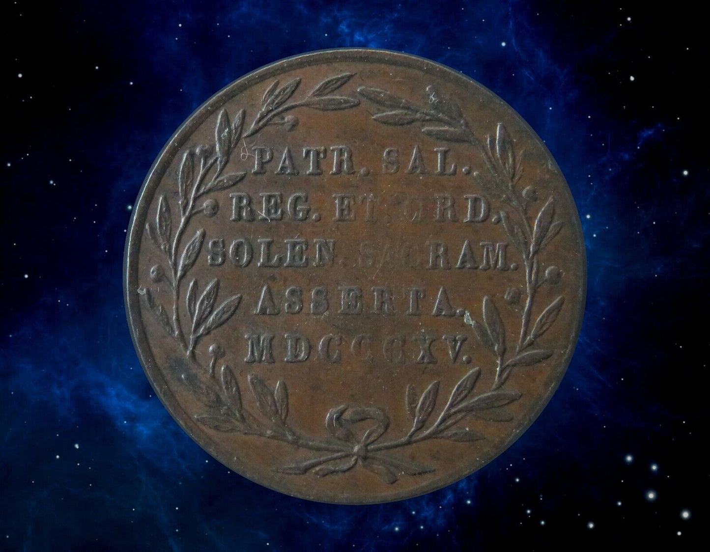 PAYS-BAS - NETHERLANDS - Médaille d'inauguration en cuivre 1815