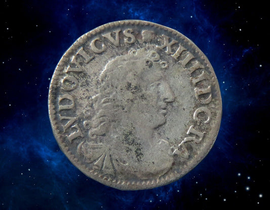 FRANCE- Louis XIV - 4 Sols 1675 Lyon