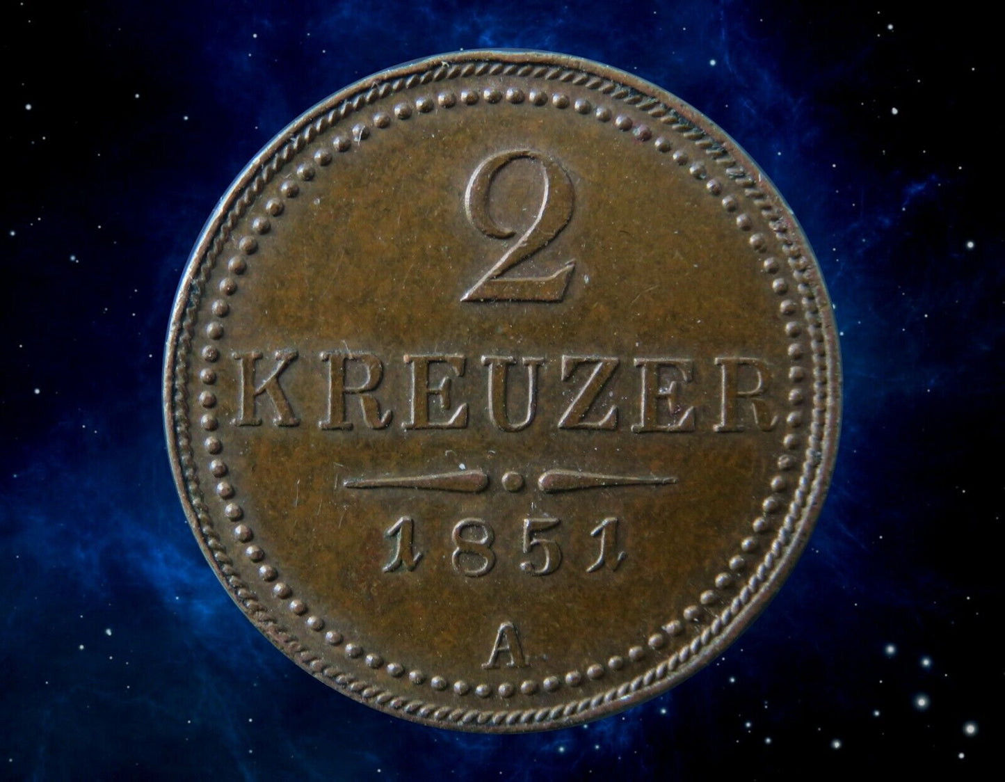 AUTRICHE - AUSTRIA - 2 Kreuzer 1851 KM.2189