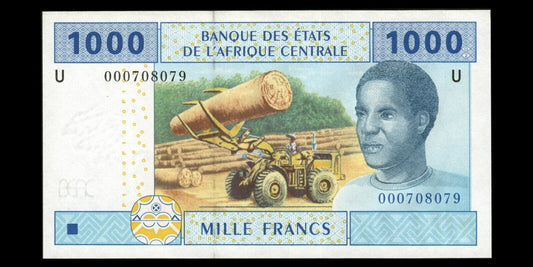 CENTRAL AFRICAN STATES - CAMEROON - 1000 Francs 2002 P.207Ua NEUF / UNC