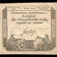 FRANCE - 50 Sols Mai 1793 Ass.42b-v1, P.A70b "sans point sur le i de République"
