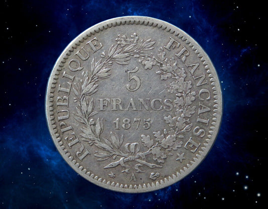 FRANCE - 5 Francs 1875 Paris
