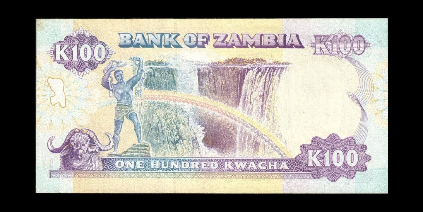 ZAMBIE - ZAMBIA - 100 Kwacha (1991) P.34a pr.NEUF / UNC-