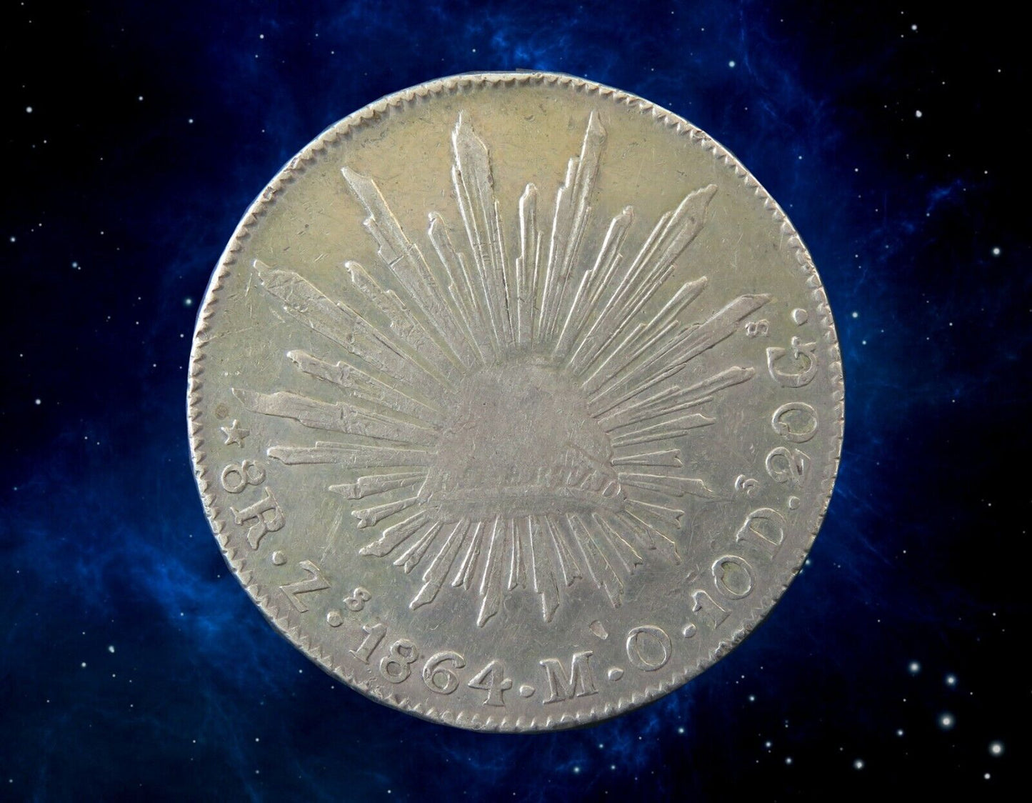 MEXIQUE - MEXICO - 8 Reales 1864 Zs. KM.377.13