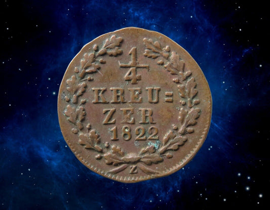 ALLEMAGNE - GERMANY - NASSAU - 1/4 Kreuzer 1822 AKS.56