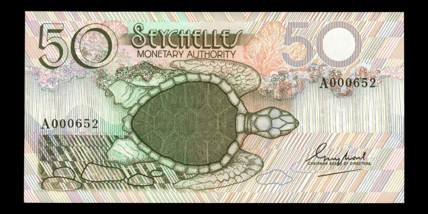 SEYCHELLES - 	50 Rupees (1979) P.25 Low Number NEUF / UNC