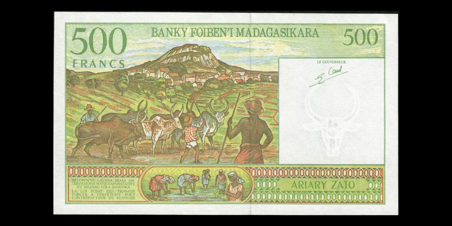 MADAGASCAR - 500 Francs (1994) P.75b NEUF / UNC