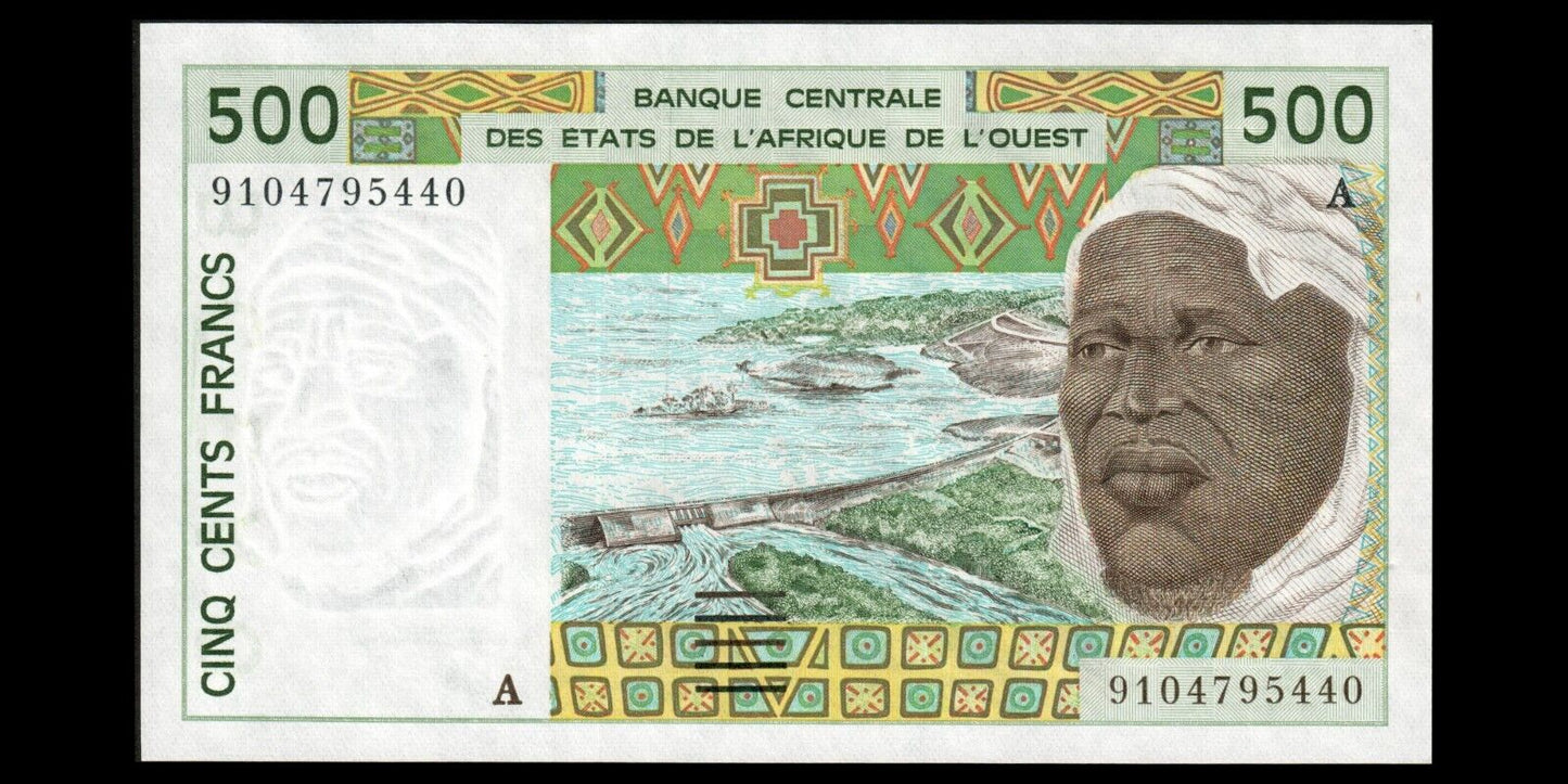 WEST AFRICAN STATES - IVORY COAST - 500 Francs 1991 P.110Aa pr.NEUF / UNC-