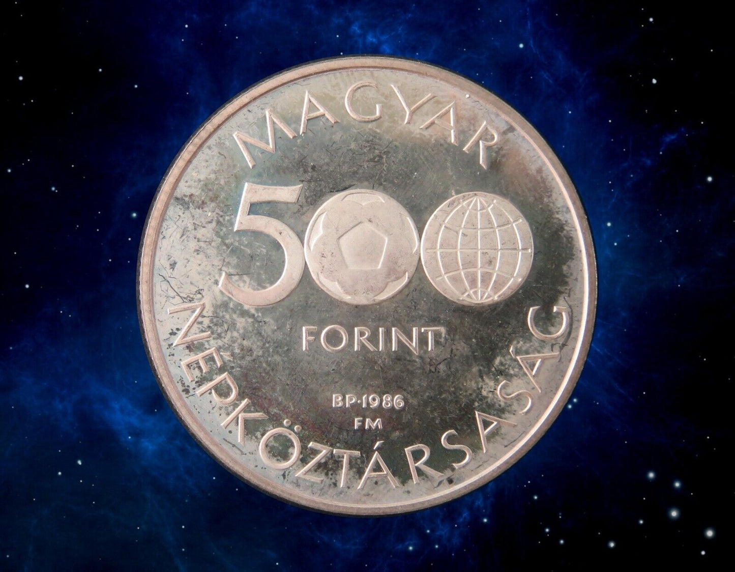 HONGRIE - HUNGARY - 500 Forint 1986 FIFA WORLD CUP KM.657