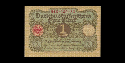 ALLEMAGNE - GERMANY - Darlehenkassenschein, 1 Mark 1930 P.58 NEUF / UNC