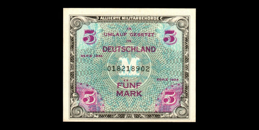 ALLEMAGNE - GERMANY - 5 Mark 1944 P.193a NEUF / UNC