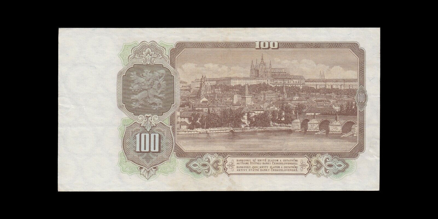 TCHÉCOSLOVAQUIE - CZECHOSLOVAKIA - 100 Korun 1953 P.86b SUP+ / XF+