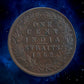MALAISIE- STRAITS SETTLEMENTS - 1 Cent 1862 KM.6