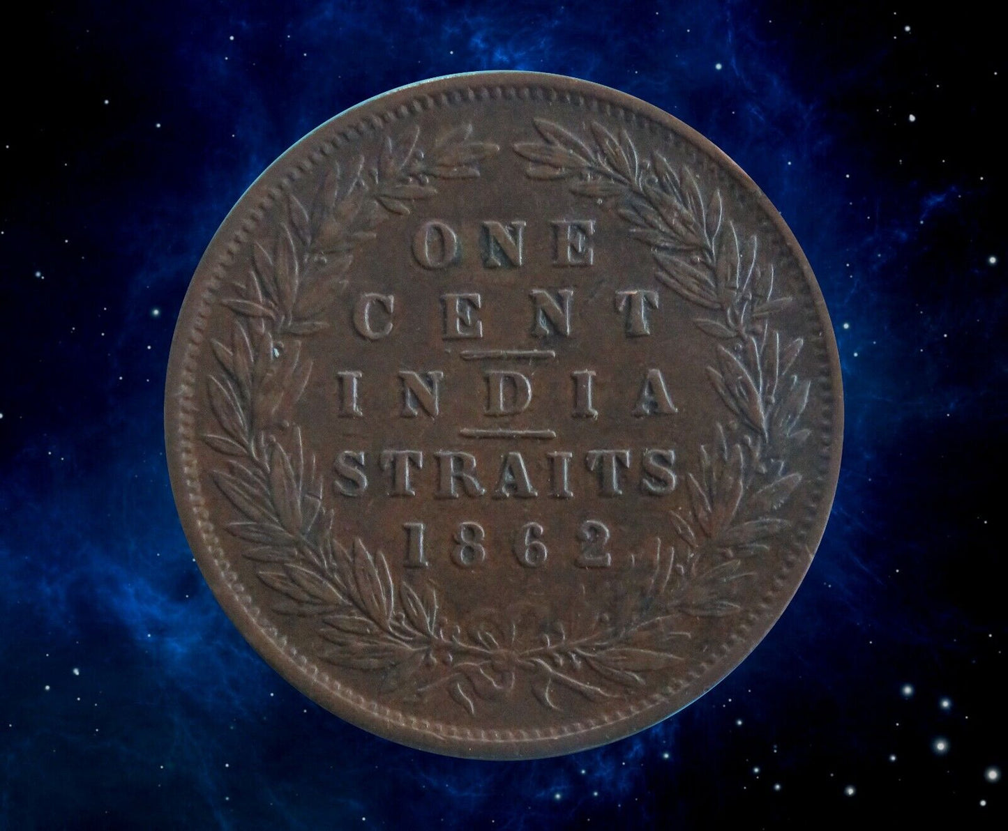 MALAISIE- STRAITS SETTLEMENTS - 1 Cent 1862 KM.6