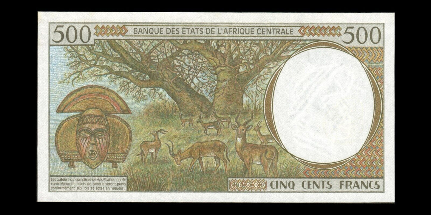 CENTRAL AFRICAN STATES - CONGO - 500 Francs 2000 P.101Cg NEUF / UNC