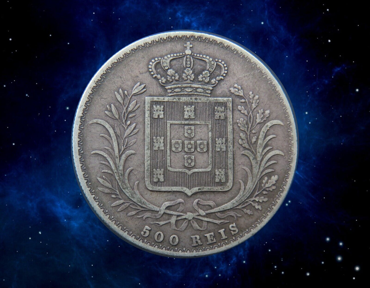 PORTUGAL - 500 Reis 1875 KM.509
