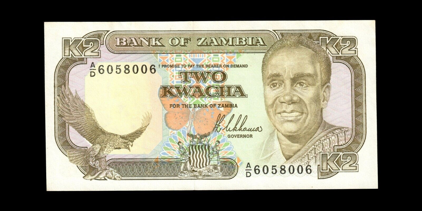 ZAMBIE - ZAMBIA - 2 Kwacha (1989) P.29a SPL / AU