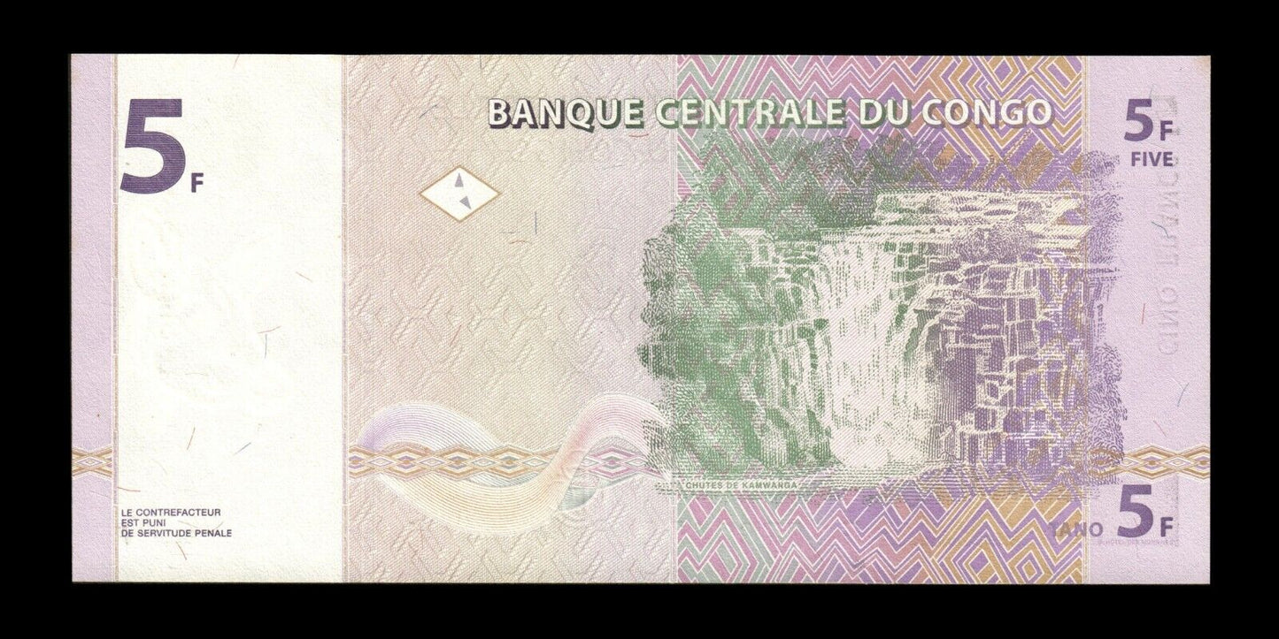 CONGO (Republic) - 5 Francs 1997 P.86A NEUF / UNC