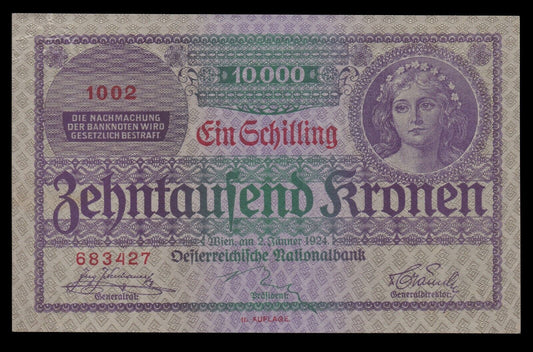 AUTRICHE - AUSTRIA - 1 Schilling 1924 P.87 SPL / AU