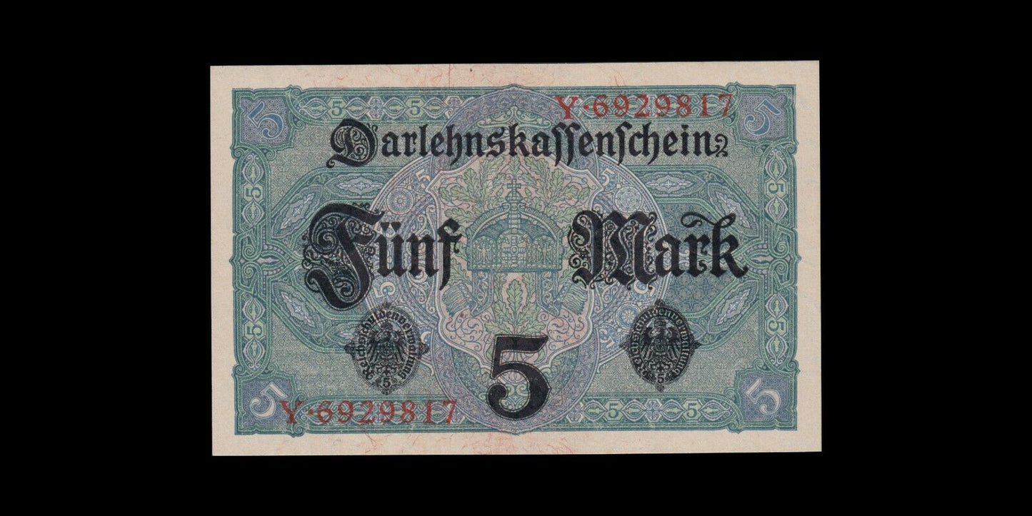 ALLEMAGNE - GERMANY - 5 Mark 1917 P.56a NEUF / UNC