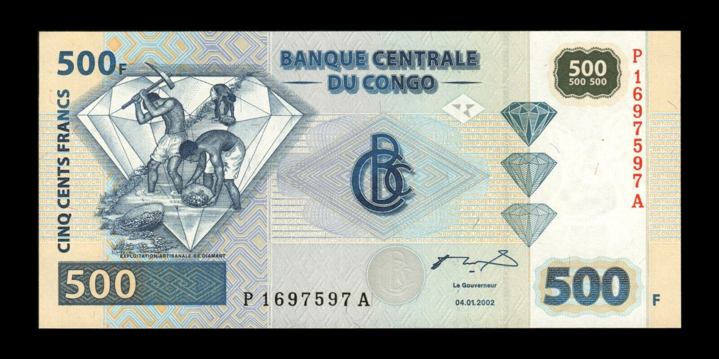 CONGO (Republic) - 500 Francs 2002 P.96a NEUF / UNC