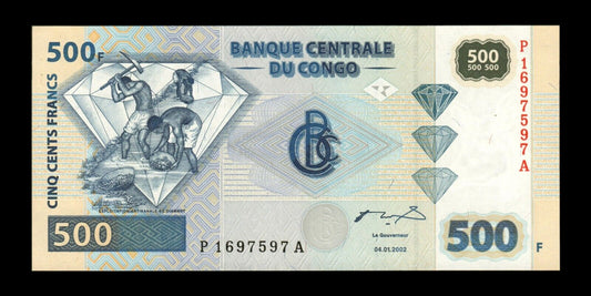 CONGO (Republic) - 500 Francs 2002 P.96a NEUF / UNC