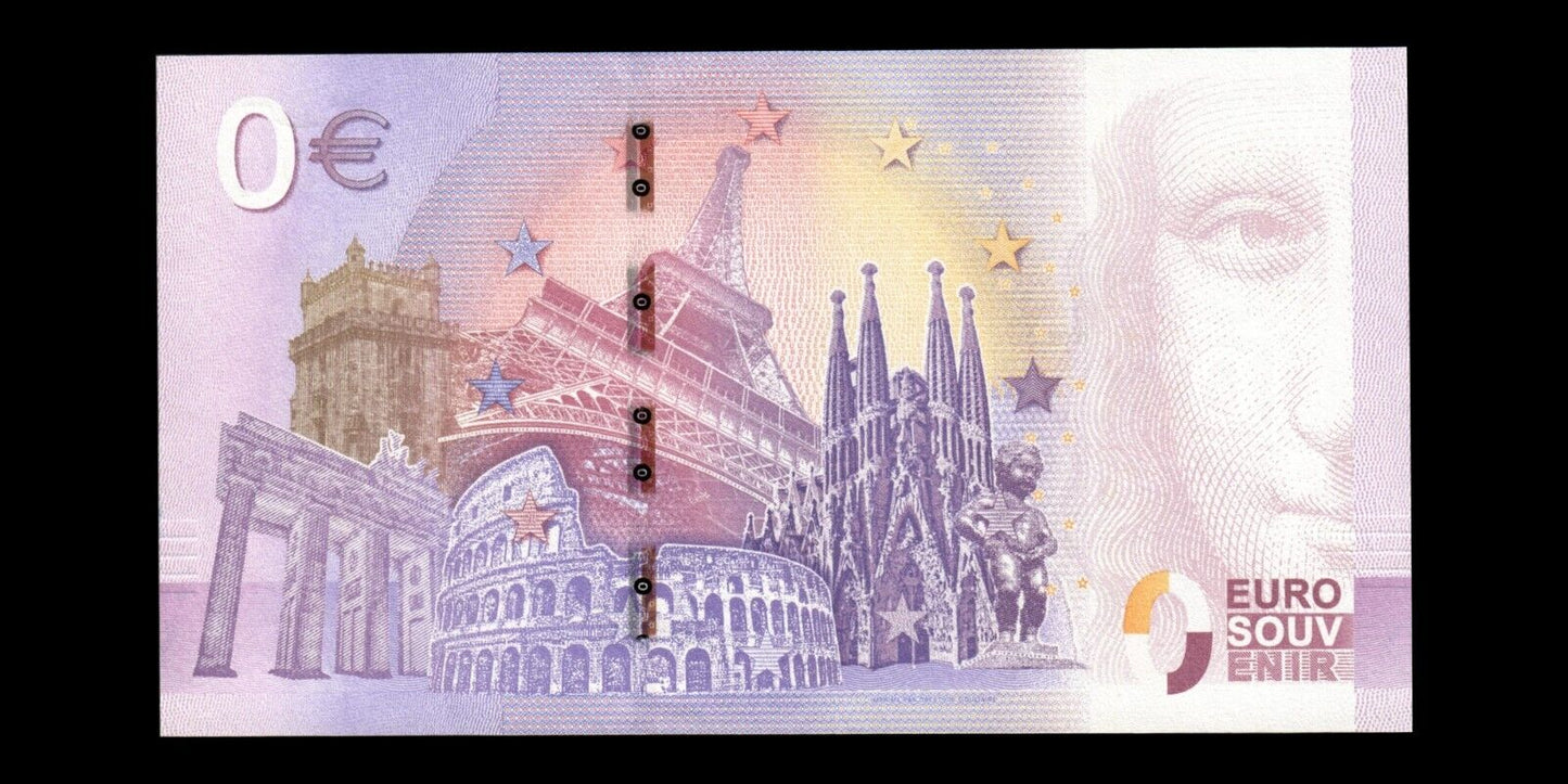 BILLET EURO SOUVENIR TOURISTIQUE 0€ 2019-1 SEA LIFE - PARIS NEUF / UNC