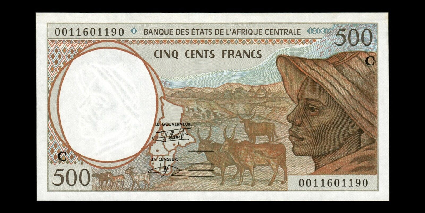 CENTRAL AFRICAN STATES - CONGO - 500 Francs 2000 P.101Cg NEUF / UNC